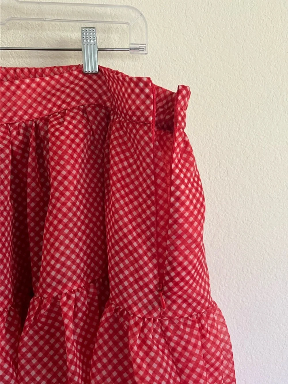 Selkie Red The Baby Gingham Favourite Skirt Size 3X - Picture 7 of 10